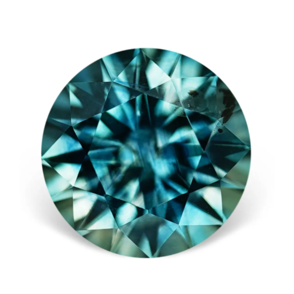 Teal Sapphire Round