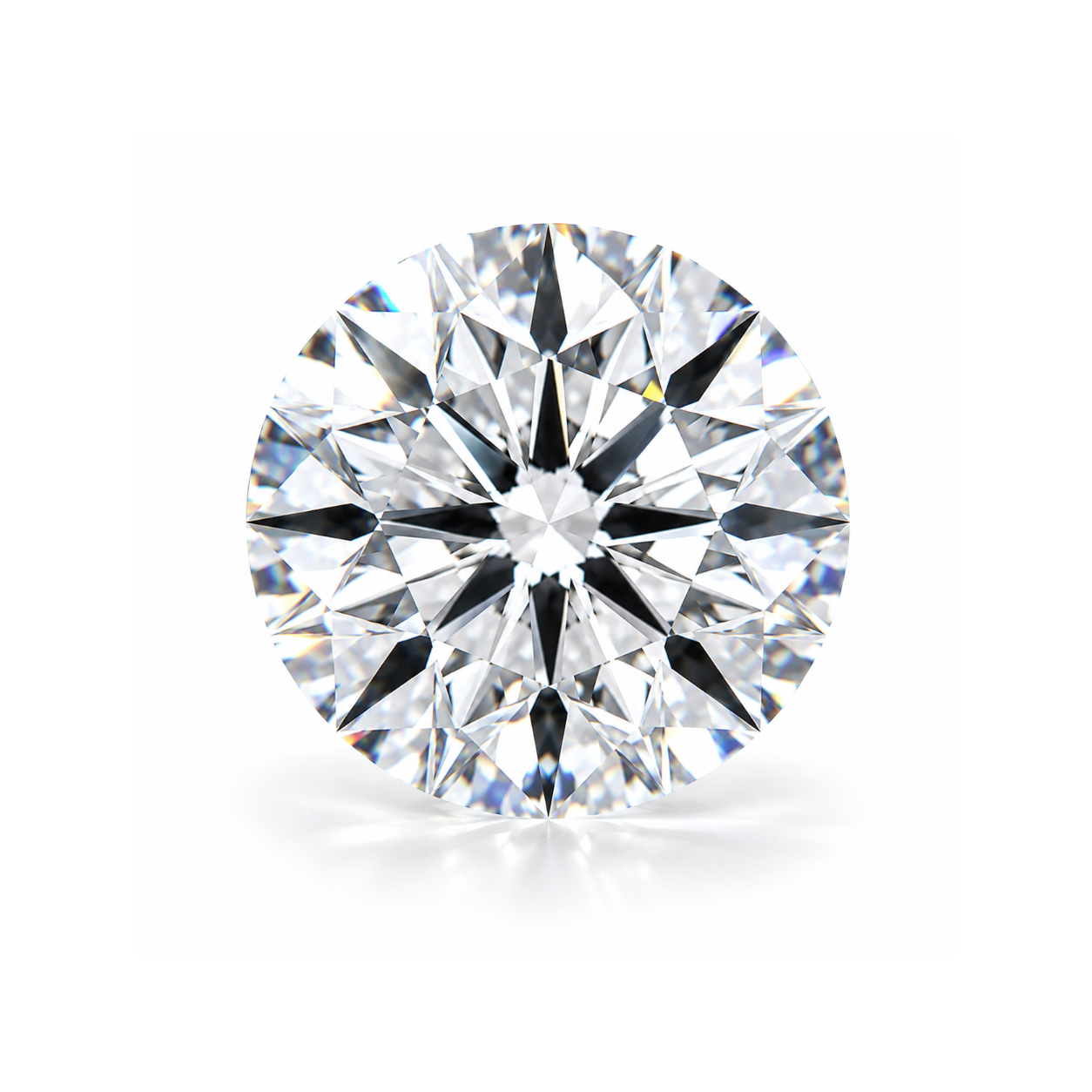 Certified White Diamond Round 0.41CT
