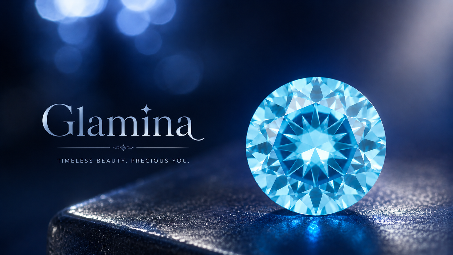 Light Blue Sapphire Round