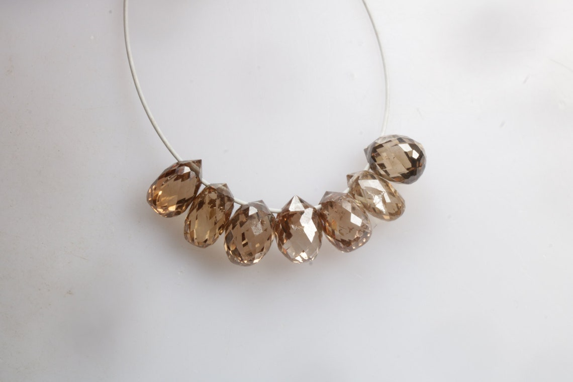 0.2 Ct Champagne Briolette Diamond