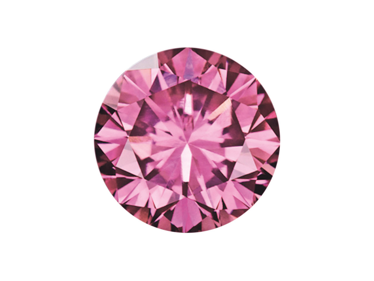 Natural Light Pink Sapphire Round Briliant cut