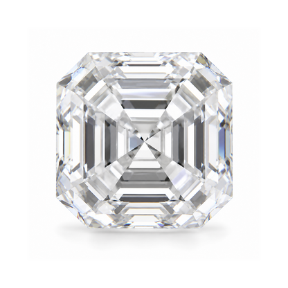 Certified White Diamond Asscher 0.50ct