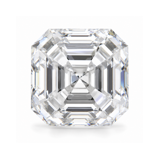 Certified White Diamond Asscher 0.50ct