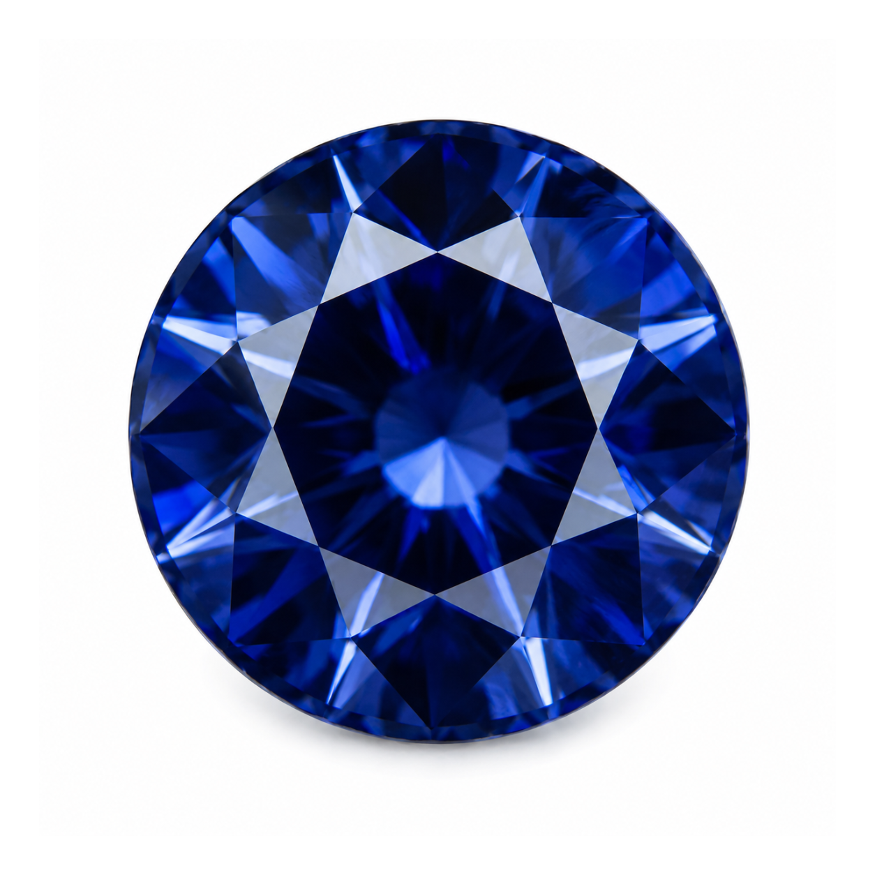 Natural Blue Sapphires Round Briliant cut