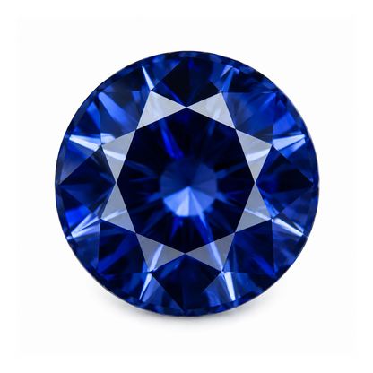 Natural Blue Sapphires Round Briliant cut