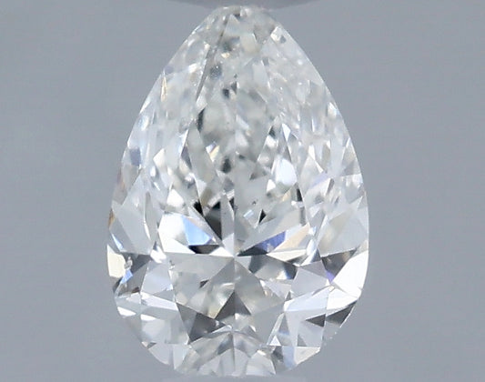 Certified White Diamond Pear 0.30ct