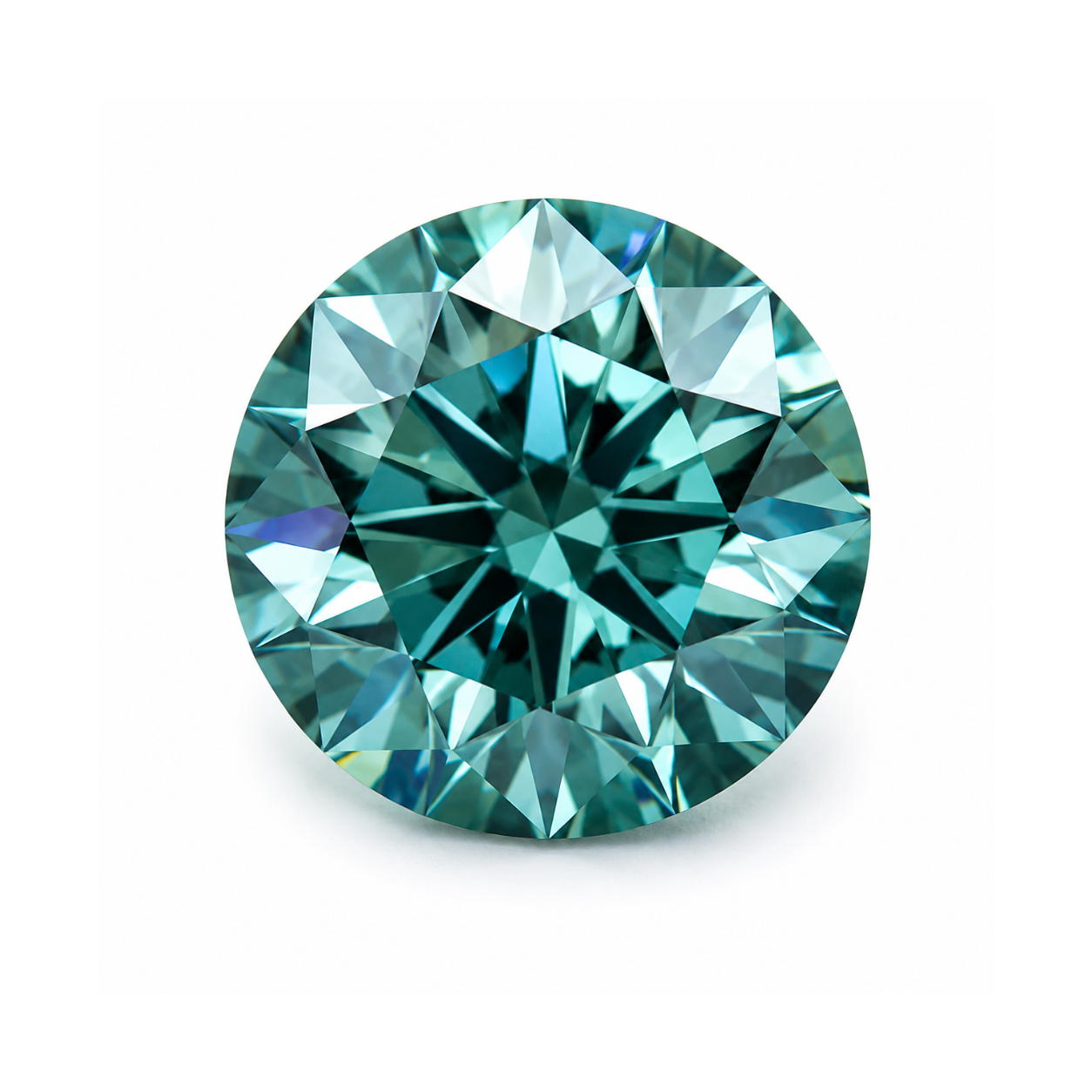 Fancy Greenish Blue Lab Grown Diamond