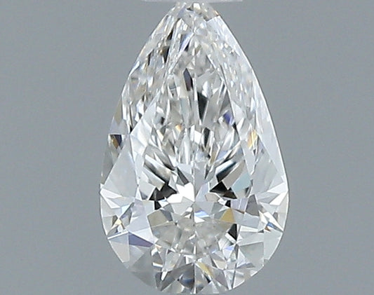 Certified White Diamond Pear 0.31ct