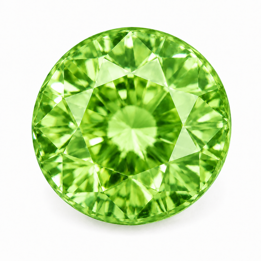 Green Sapphire Round