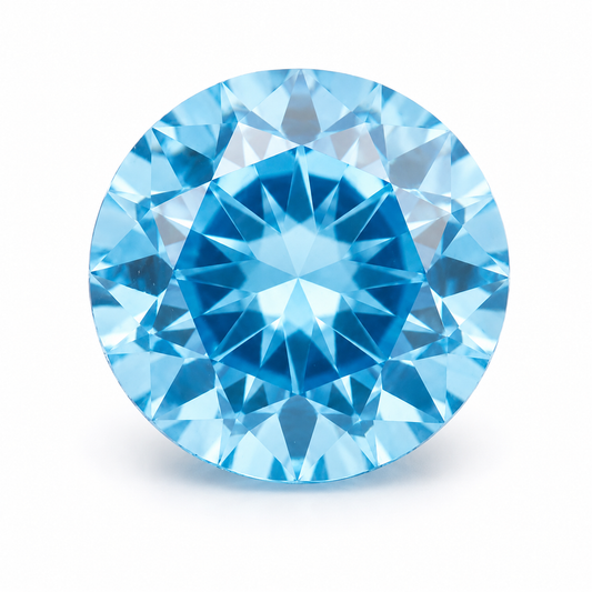 Light Blue Sapphire Round