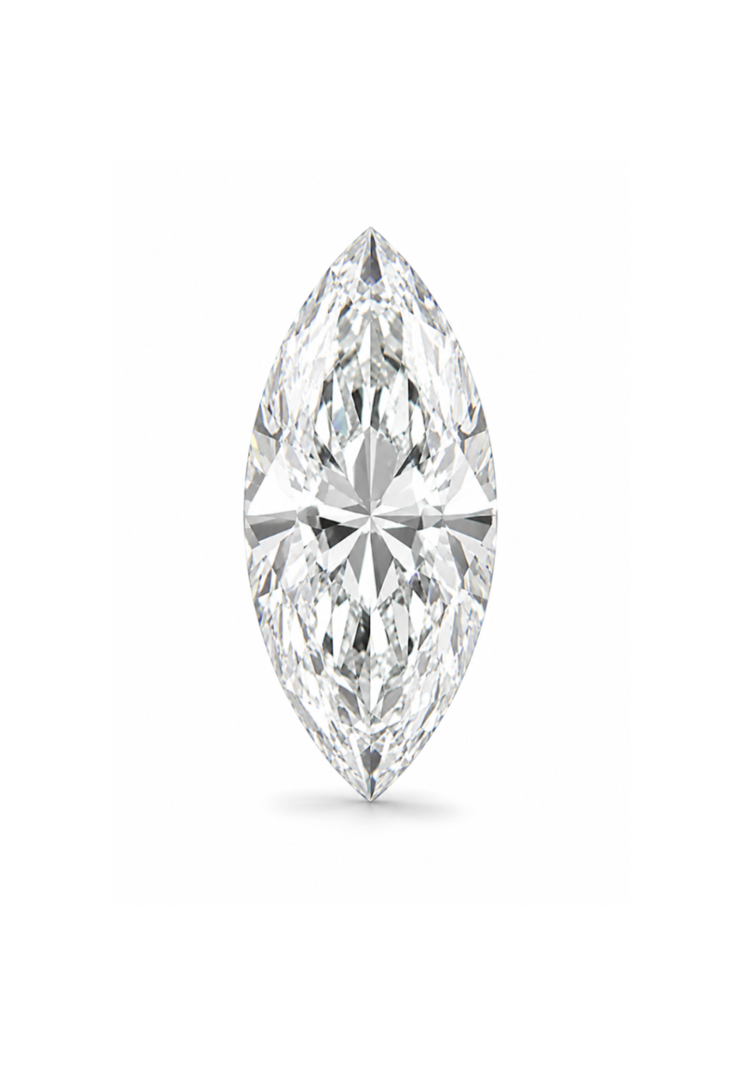 2.51 CT White Marquise Shape Lab Grown Diamond