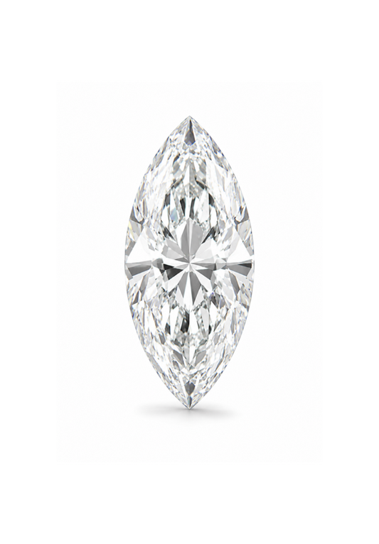 2.51 CT White Marquise Shape Lab Grown Diamond