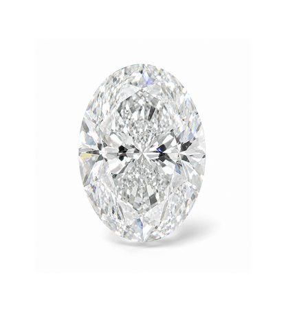 Certified White Diamond Oval 0.60CT