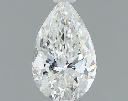 Certified White Diamond Pear 0.49ct