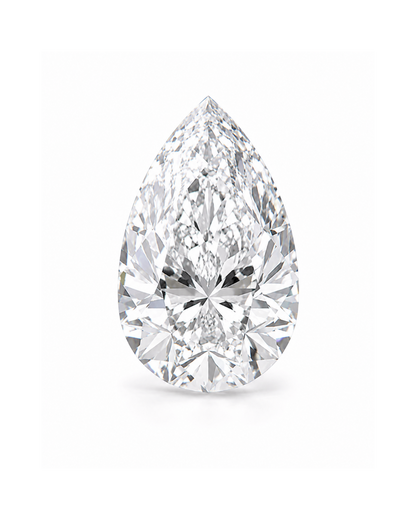 Certified White Diamond Pear 0.31CT