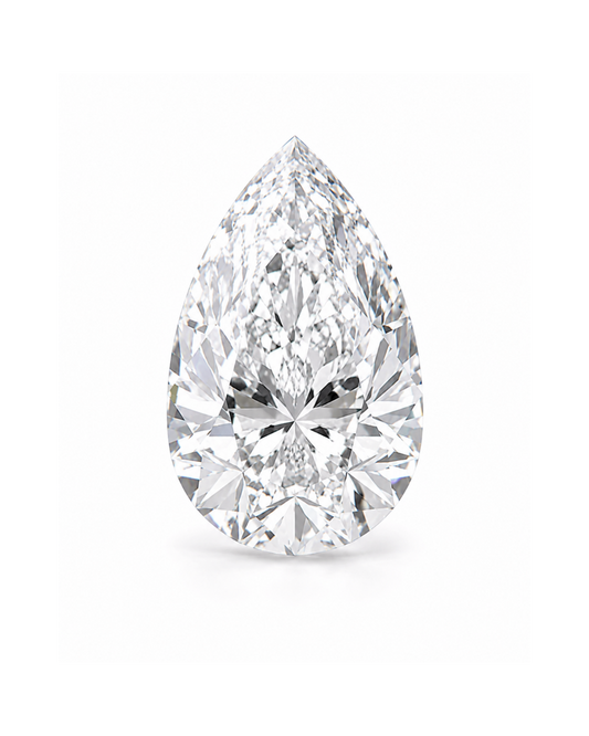 Certified White Diamond Pear 0.31CT
