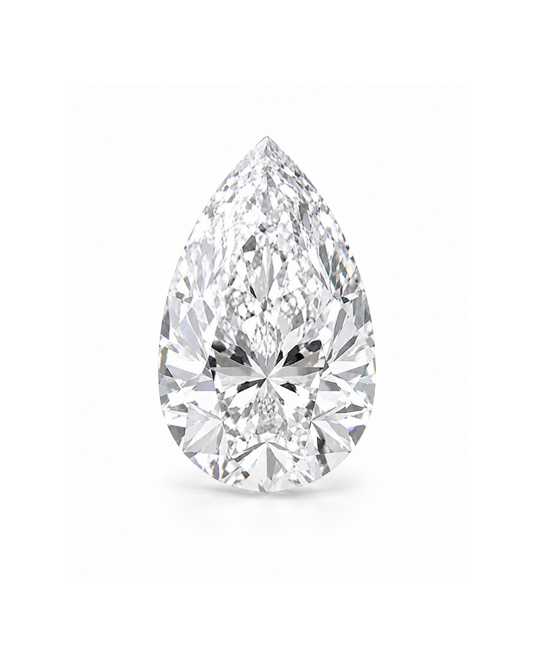 Certified White Diamond Pear 0.29CT