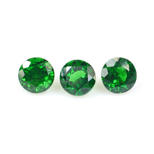 Natural Tsavorite Round Briliant cut