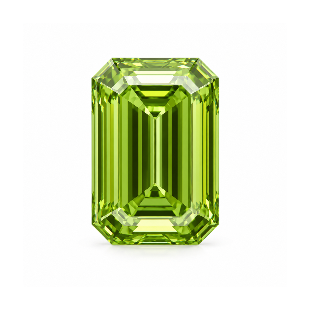 Fancy Vivid Green Lab Grown Diamond