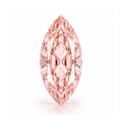 Fancy Vivid Pink Marquise Lab Grown Diamond