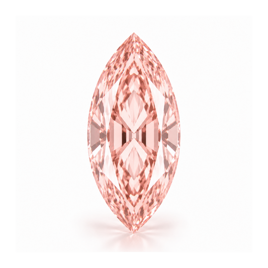 1.50 CT Fancy Vivid Pink Marquise Lab Grown Diamond