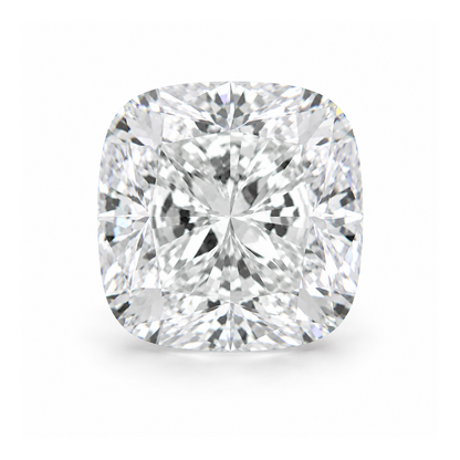 1 CT White Cushion Shape Lab Grown Diamond
