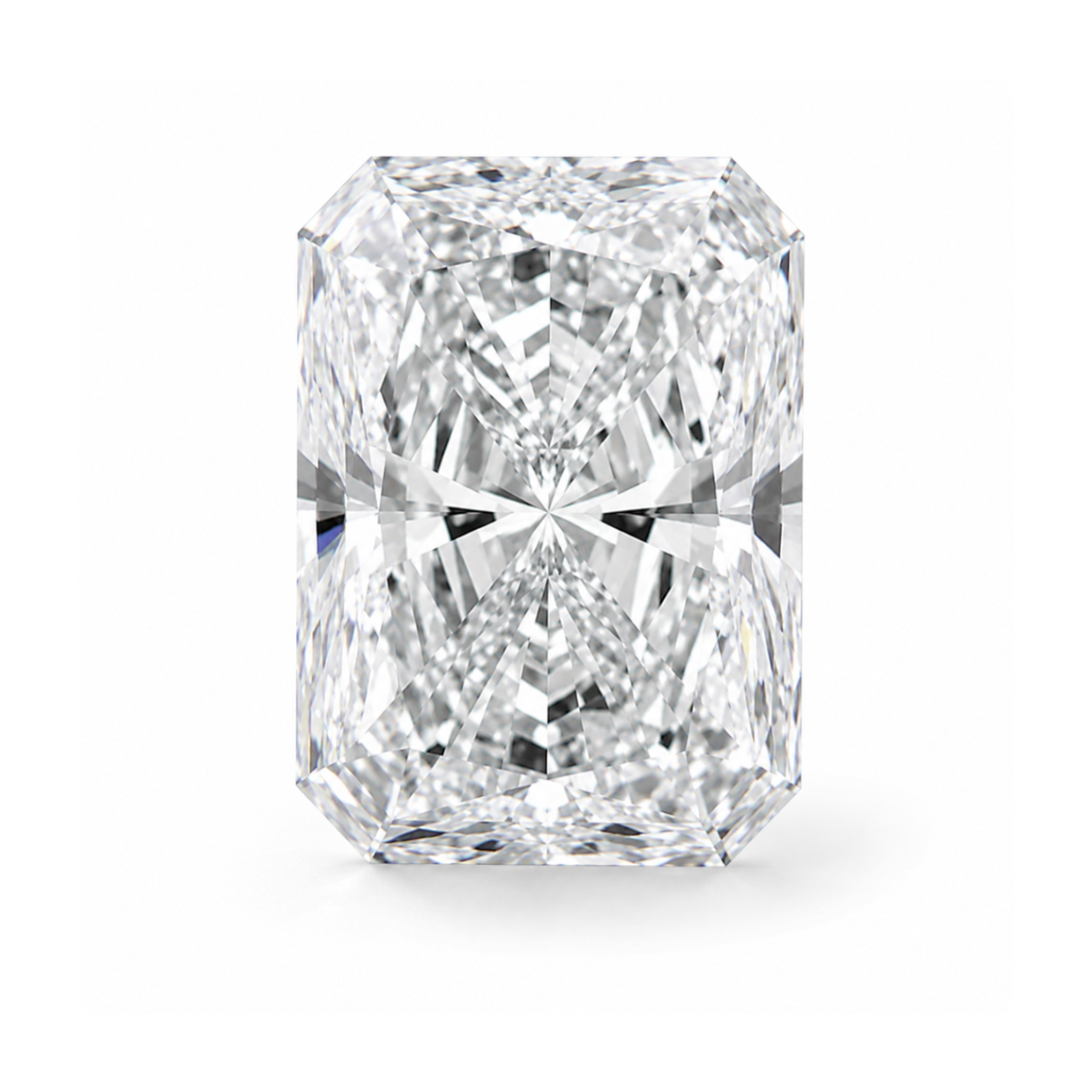 1.5 CT White Radiant Cut Lab Grown Diamond