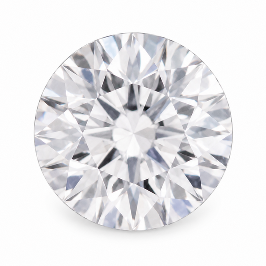 Natural White Sapphire Round Cut