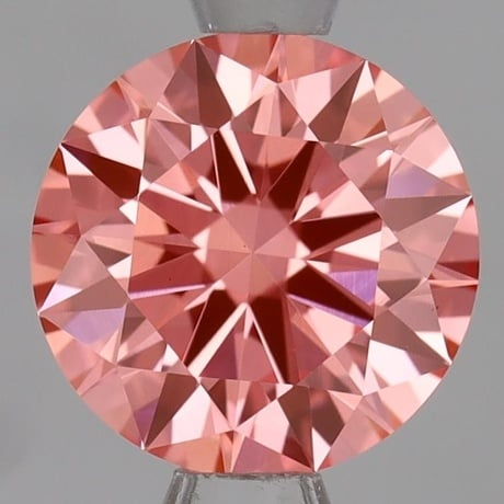 0.3 Ct Round Pink Lab Diamond